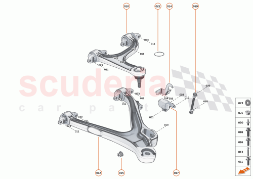 Part Diagram for McLaren 26BA076SP