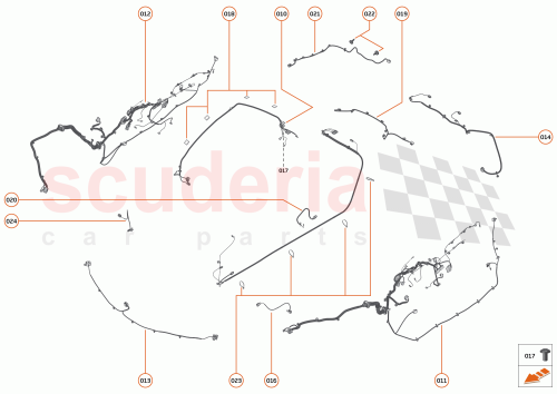 Part Diagram for McLaren 28MA008SP