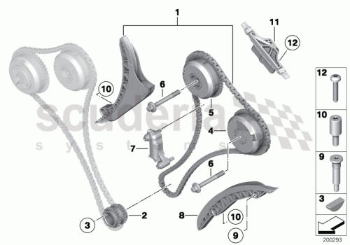 Part Diagram for Rolls Royce 11318661670