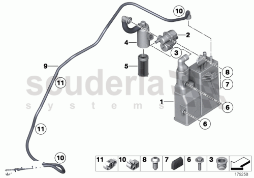 Part Diagram for Rolls Royce 16 13 7224859