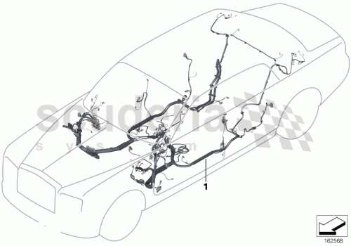 Part Diagram for Rolls Royce 61 11 0022372