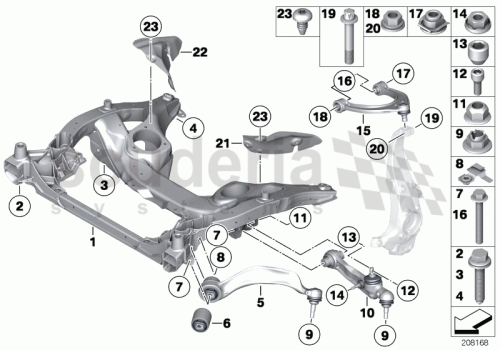 Part Diagram for Rolls Royce 31 12 6782181