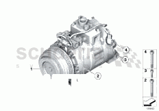 Part Diagram for Rolls Royce 64 52 9195978