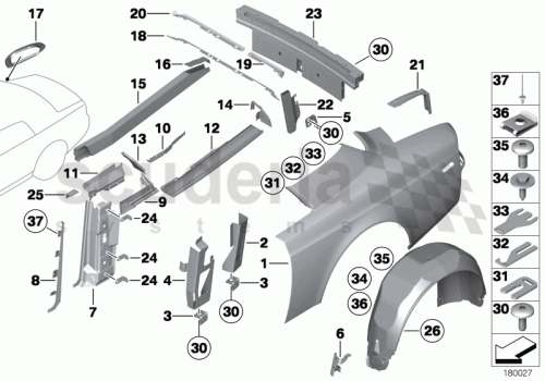 Part Diagram for Rolls Royce 41 11 7137941