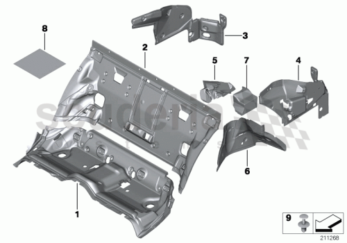 Part Diagram for Rolls Royce 51 47 9156065