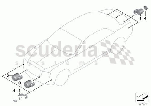 Part Diagram for Rolls Royce 66 20 9215522