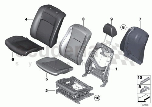 Part Diagram for Rolls Royce 52 10 8175057