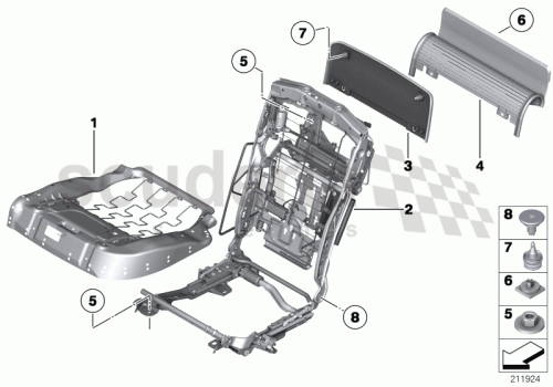 Part Diagram for Rolls Royce 52 20 7220722