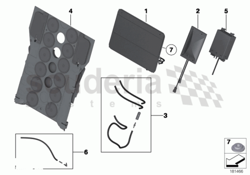 Part Diagram for Rolls Royce 52 20 9181839