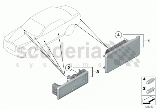 Part Diagram for Rolls Royce 63 21 7160805