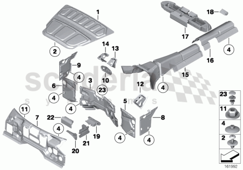 Part Diagram for Rolls Royce 51 48 7177817