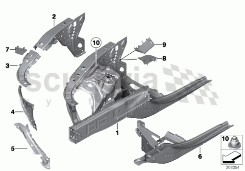 Part Diagram for Rolls Royce 41 10 7242826