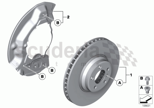 Part Diagram for Rolls Royce 34 11 0148585