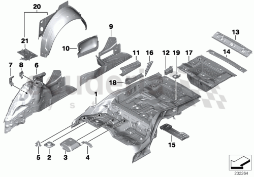 Part Diagram for Rolls Royce 41 11 7242629