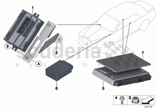 Part Diagram for Rolls Royce 61 35 9179185