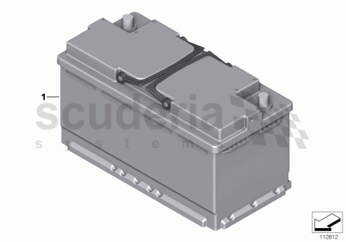 Part Diagram for Rolls Royce 61 21 0147399