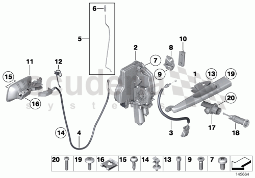 Part Diagram for Rolls Royce 51 21 7193787