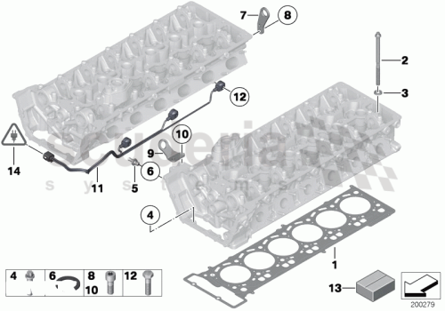 Part Diagram for Rolls Royce 11 12 7583138