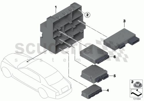 Part Diagram for Rolls Royce 65 77 0302962