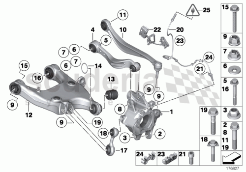 Part Diagram for Rolls Royce 33 32 1091687