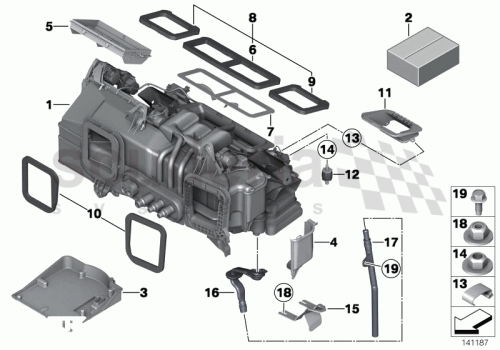Part Diagram for Rolls Royce 64 11 6918875