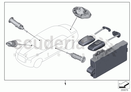 Part Diagram for Rolls Royce 51 21 0038612