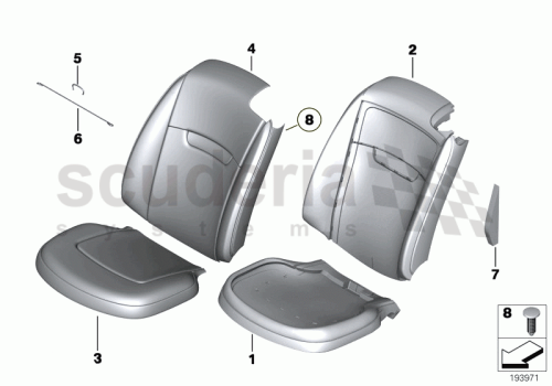 Part Diagram for Rolls Royce 52 10 6986263