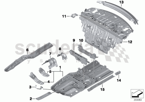 Part Diagram for Rolls Royce 41 11 7204182