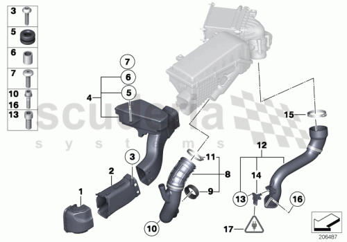 Part Diagram for Rolls Royce 13 71 7577487