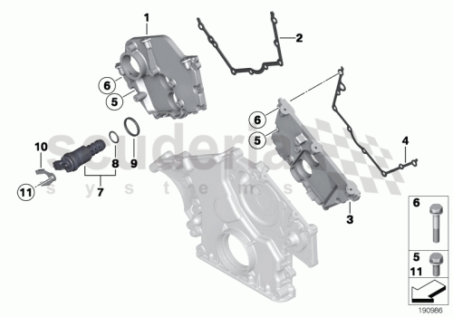 Part Diagram for Rolls Royce 07 11 9904527
