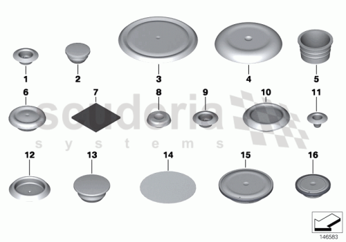 Part Diagram for Rolls Royce 51 71 8163653