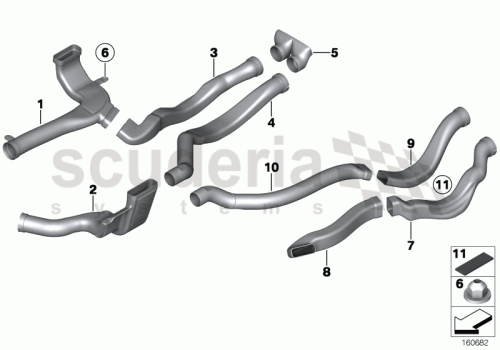 Part Diagram for Rolls Royce 64 22 7132271