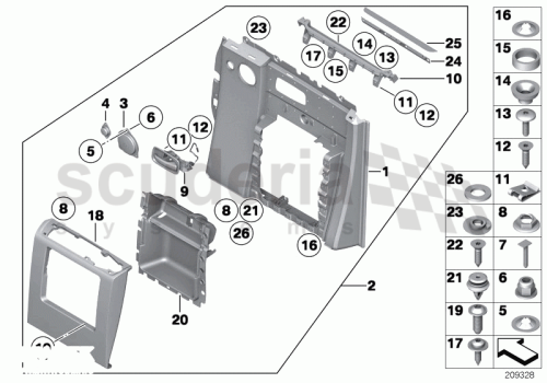 Part Diagram for Rolls Royce 51 42 7253842