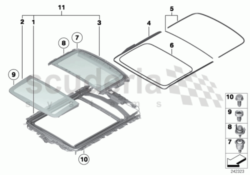 Part Diagram for Rolls Royce 54 10 7207417
