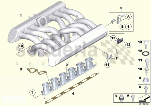 Part Diagram for Rolls Royce 13 62 7515272