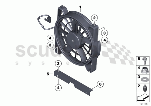 Part Diagram for Rolls Royce 64 50 0300351