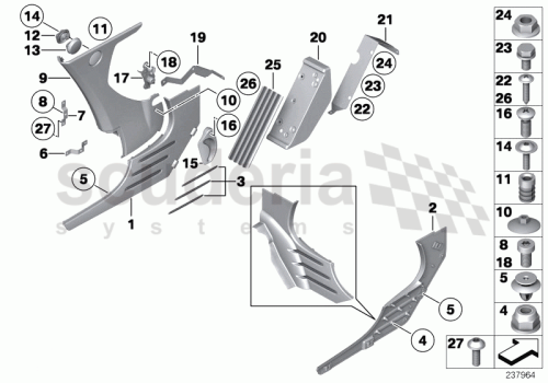 Part Diagram for Rolls Royce 51 43 9158658