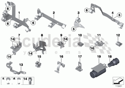 Part Diagram for Rolls Royce 12 52 7519530