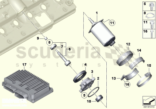 Part Diagram for Rolls Royce 11 37 7507665