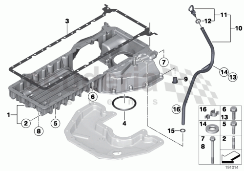 Part Diagram for Rolls Royce 07 12 9903965