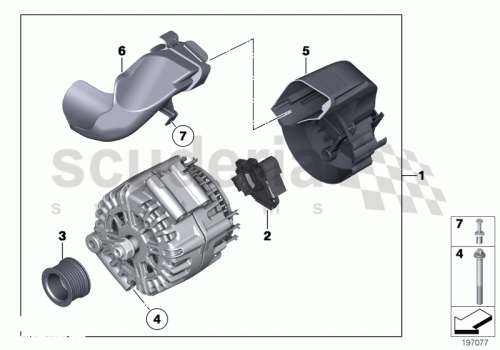 Part Diagram for Rolls Royce 12 90 7604839