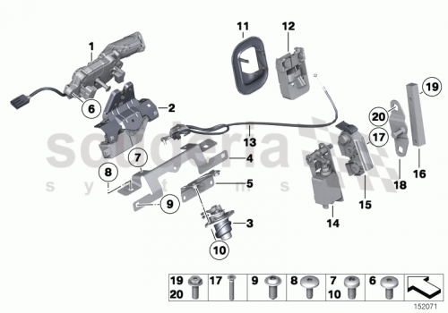 Part Diagram for Rolls Royce 07 14 6955019