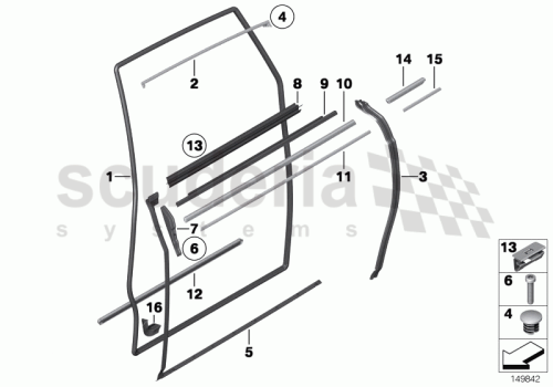 Part Diagram for Rolls Royce 51 35 7212985