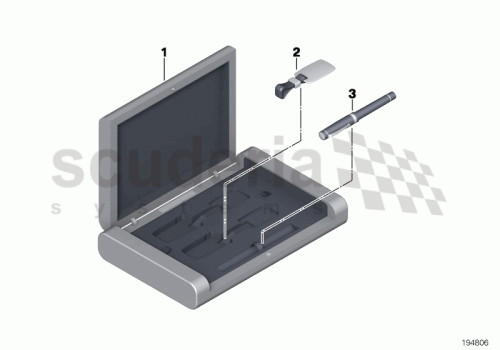 Part Diagram for Rolls Royce 51 16 9189308