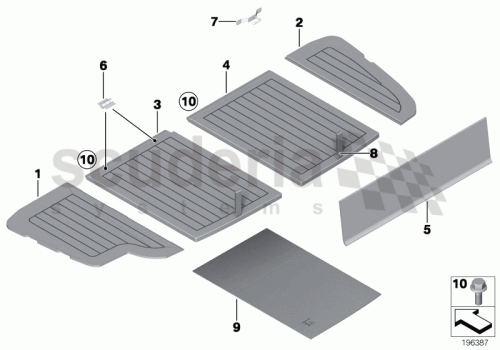 Part Diagram for Rolls Royce 51 47 7248028