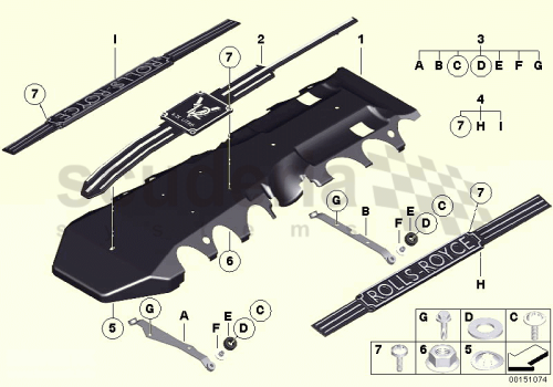 Part Diagram for Rolls Royce 51 41 8144600