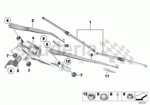 Part Diagram for Rolls Royce 61 61 7182594