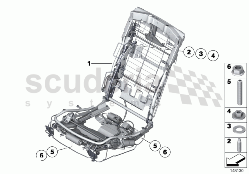 Part Diagram for Rolls Royce 52 20 7071232