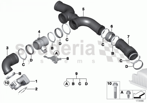 Part Diagram for Rolls Royce 13 71 7527558