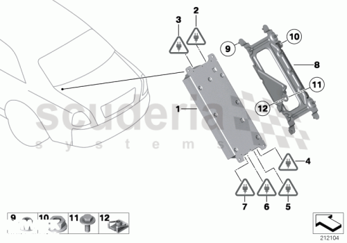 Part Diagram for Rolls Royce 84 10 9231093